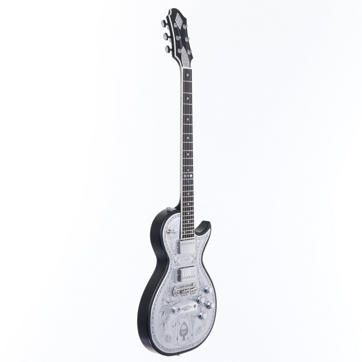 Zemaitis MFG-AC-24 Metal Front Ace & Eights Black 【心斎橋店