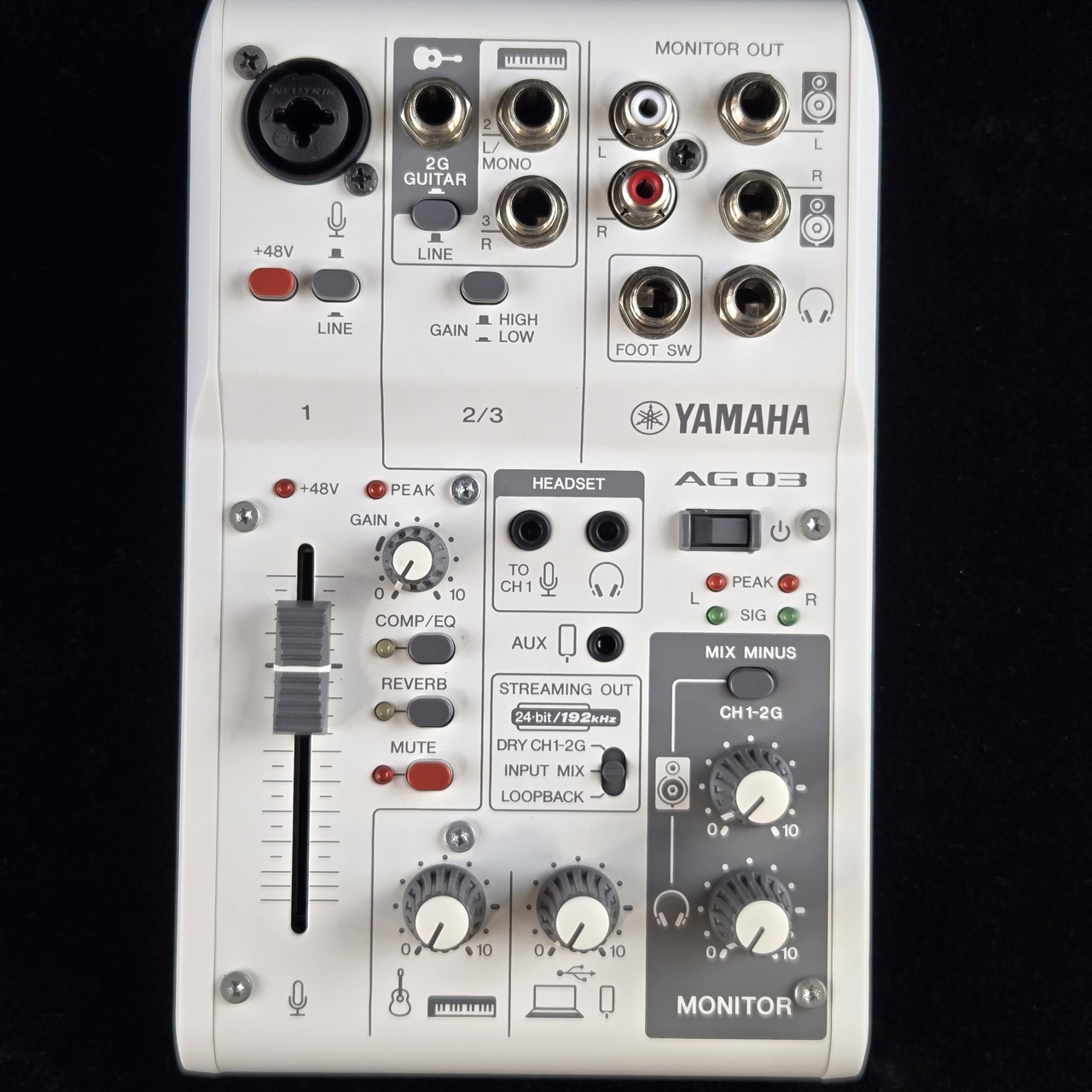 YAMAHA AG03 MK2 - White【現物画像】【展示品特価】（新品特価/送料 