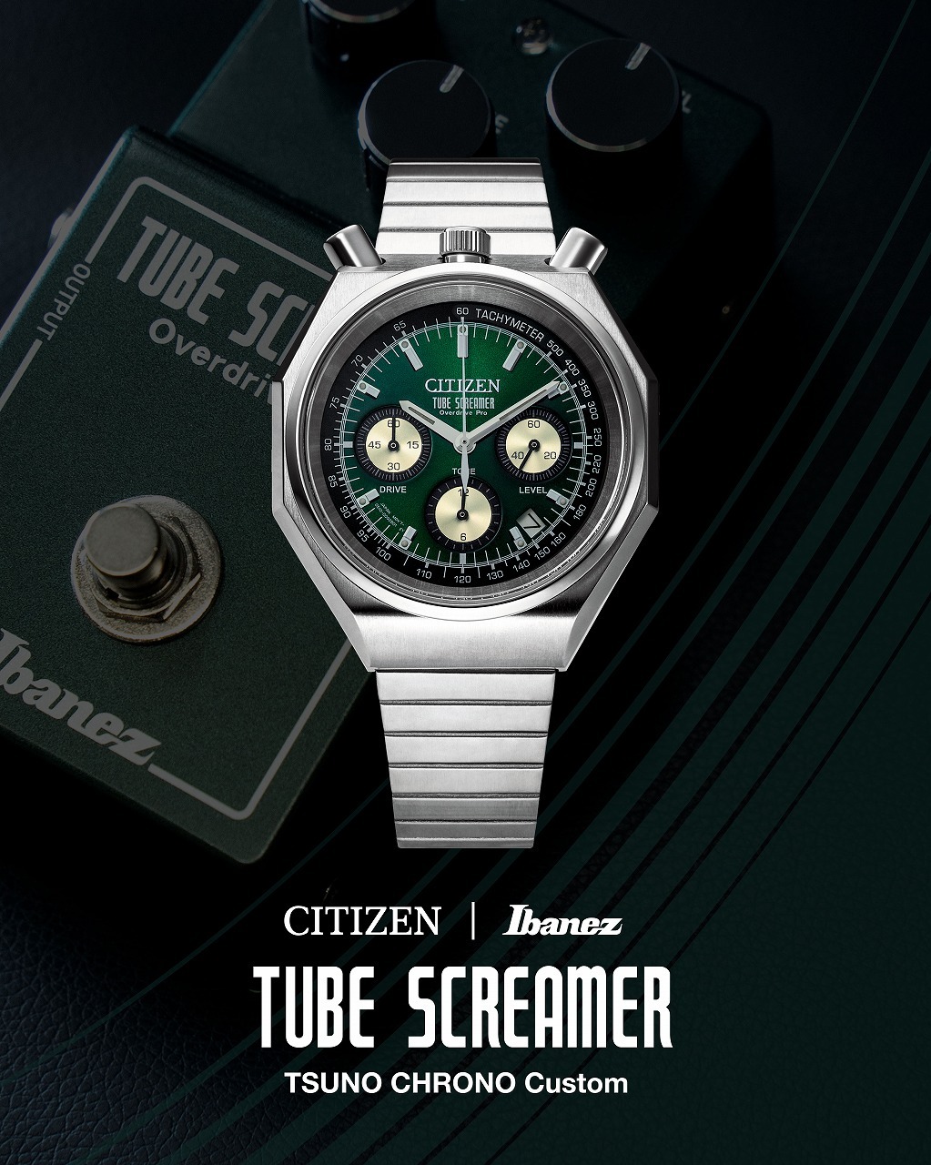 Ibanez Ibanez X CITIZEN TSTCC808 TSUNO CHRONO Custom Tube Screamer