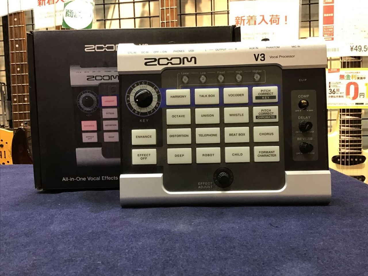 ZOOM V3 Vocal Processor 【展示品特価！】（新品特価/送料無料 