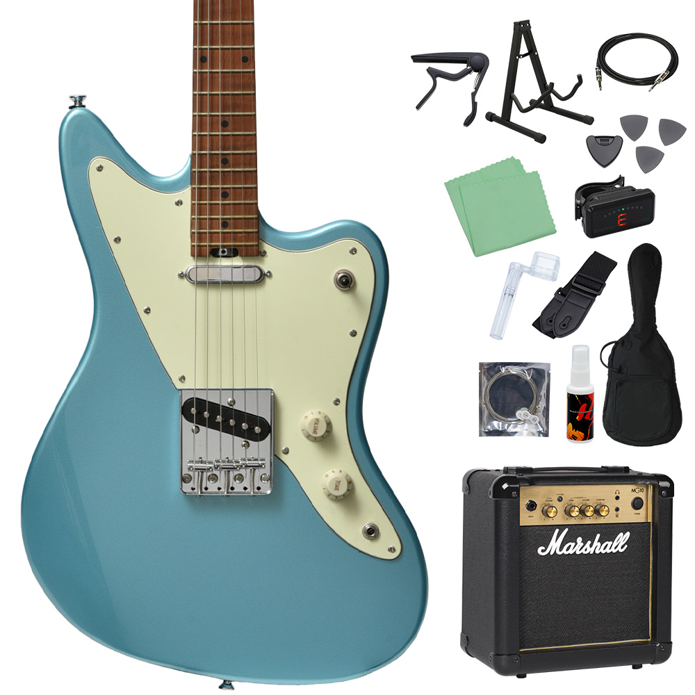 Bacchus WINDY-BREAKER/RSM エレキ初心者14点セット 【マーシャル