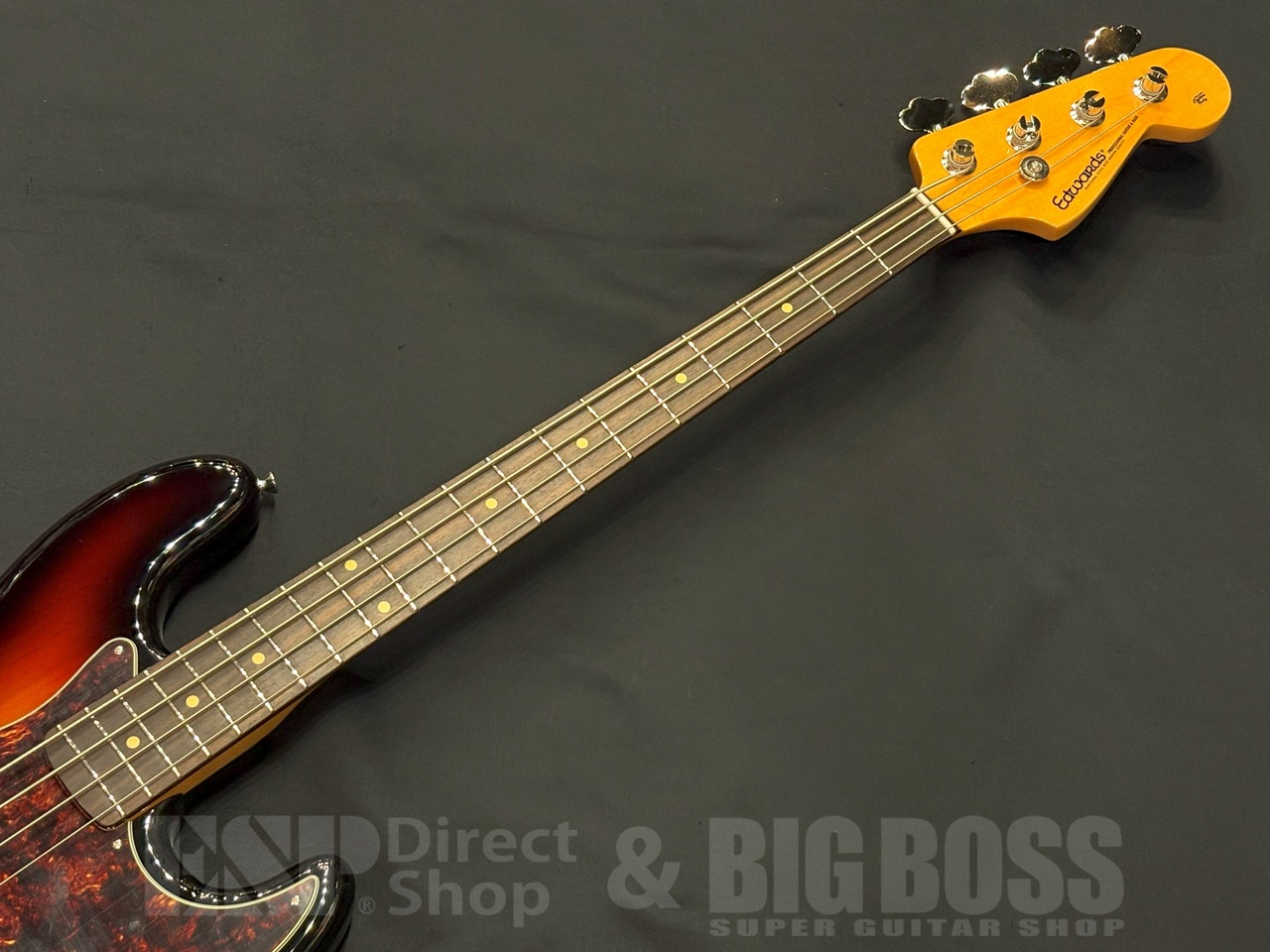 Edwards ジャズベース サンバースト ケース付き　E-JB-ALR EDWARDS E-JB-ALR Black（新品/送料無料）【楽器検索デジマート】