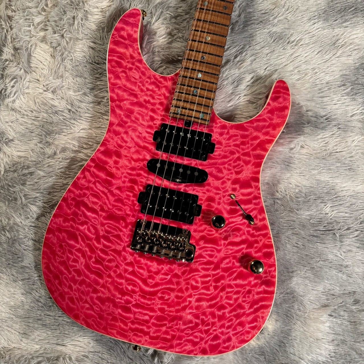 T's Guitars DST-24 Bonnie Pink 5AQuilted Maple【福岡ギターショー