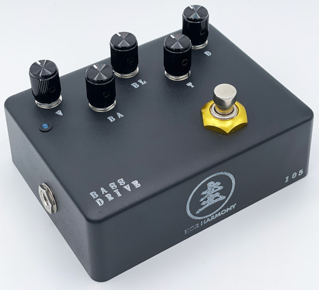 kgrharmony BASS DRIVE - BK / ベース用オーバードライブ