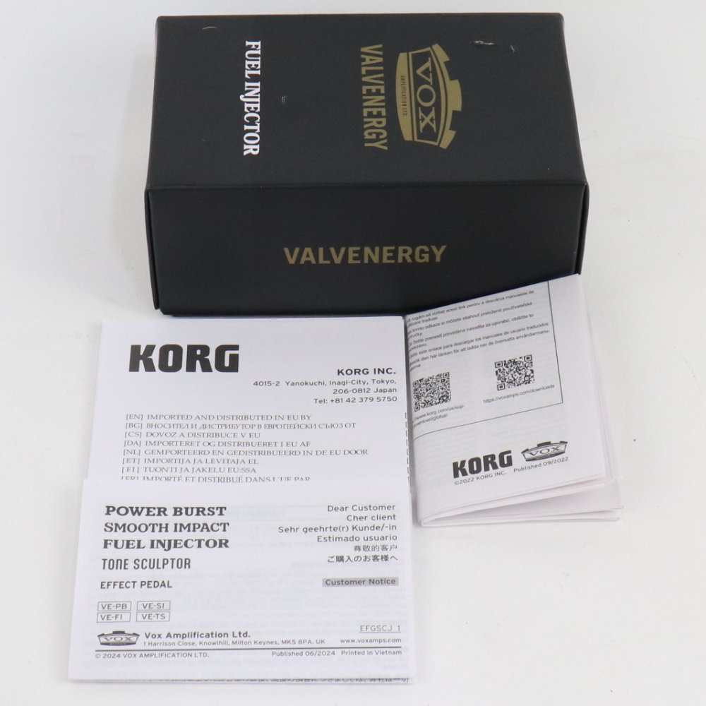 【美品】 VOX VE-FI FUEL INJECTOR Valvenergy VOX FUEL INJECTOR ストンプペダルValvenergyシリーズ 【第二弾