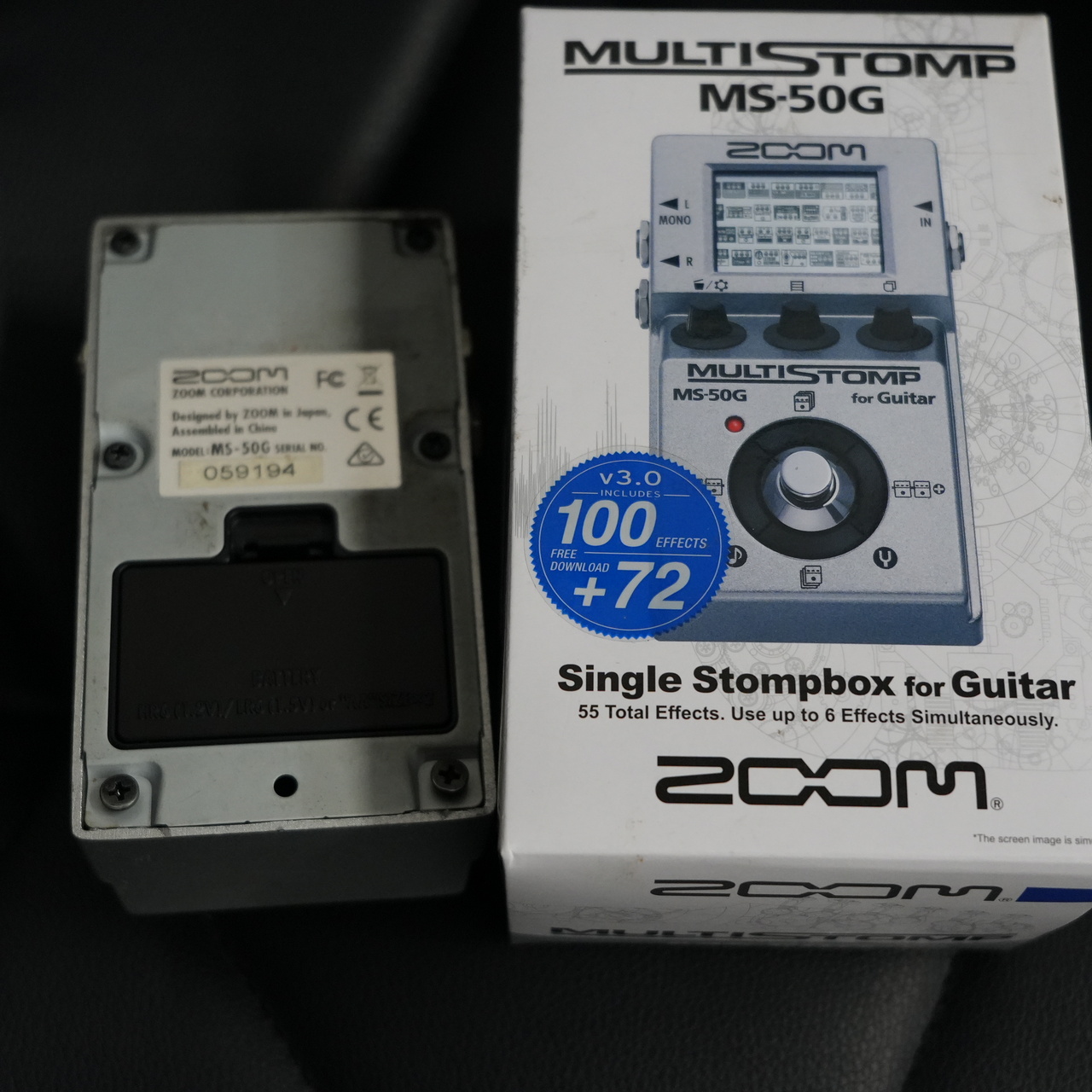 ZOOM MULTISTOMP MS-50G ギターエフェクター 中古 ZOOM MS-50G MultiStomp Guitar Pedal（中古）【楽器検索デジマート】