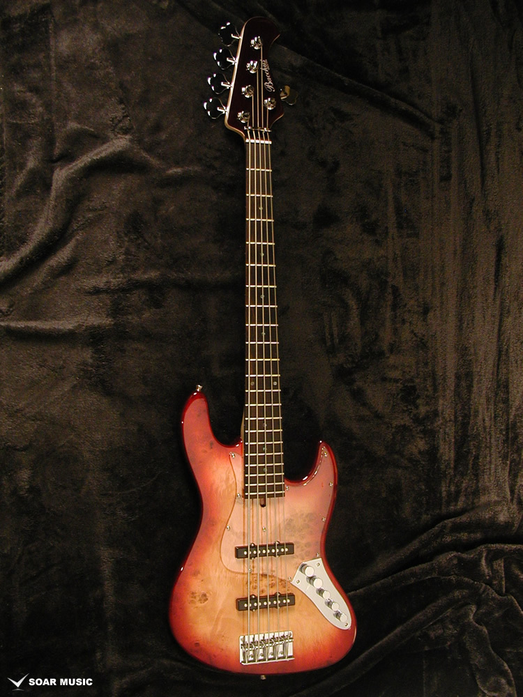 Bacchus WJB-BP/Act RD-B レッドバーストエレキベース Bacchus バッカス WJB-BP/ACT RD-B ジャズベース 初心者 入門 に