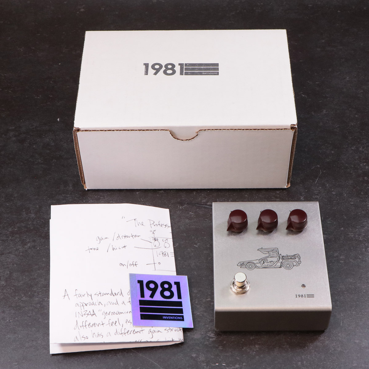 1981 Inventions Professional DRV SILVER w/ DeLorean