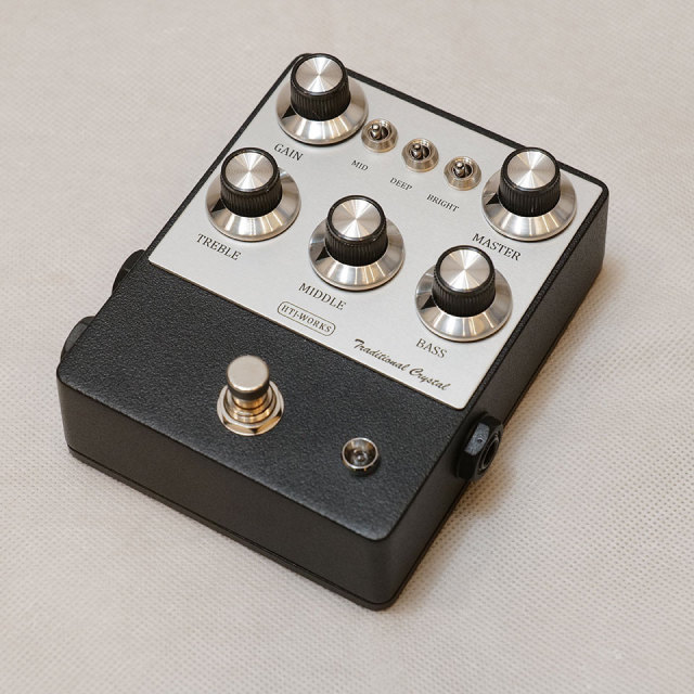 HTJ-WORKS Traditional Crystal ギター　エフェクター HTJ-WORKS Traditional Crystal JFET Preamp Silver Top（新品）【楽器