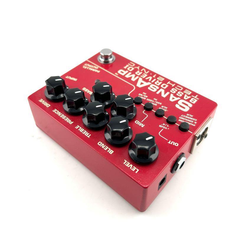 週末限定【レア】SansAmp Bass Driver DI Vermilion イケベ楽器限定の赤のサンズ・ベードラがカッコイイ！！ TECH 21