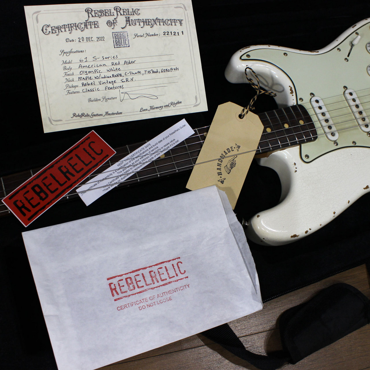 ギター Rebel Relic 1961 S-Series Olympic White Rebel Relic 1961 S-Series Olympic White レベル レリック