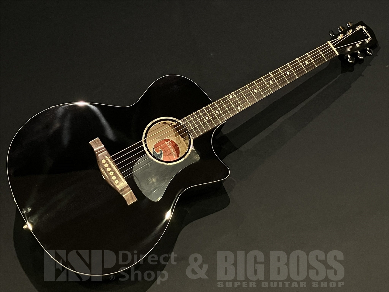 ギター Eastman PCH3-GACE-TBK EASTMAN PCH3-GACE-TBK TRANSLUCENT BLACK ACOUSTIC ELECTRIC