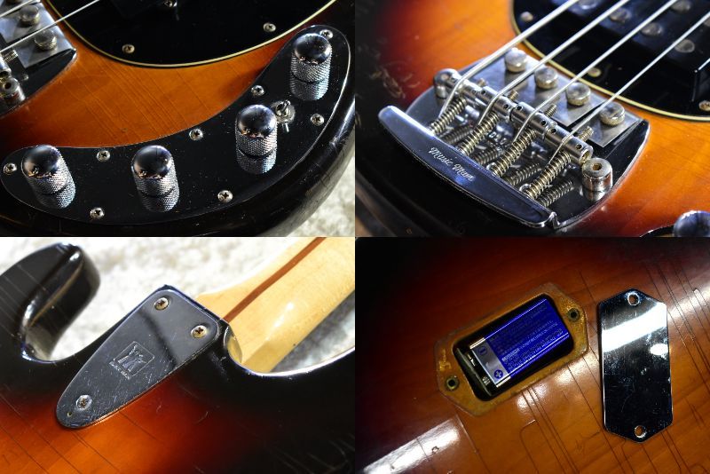 MUSIC MAN Sting Ray Modified 80's-3tone Sunburst-【4.67kg】【80