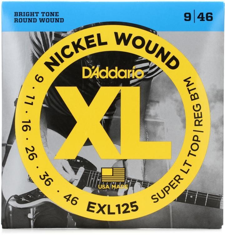 D'Addario EXL125 9-46 SuperLight top / Reg Btm（新品）【楽器検索デジマート】