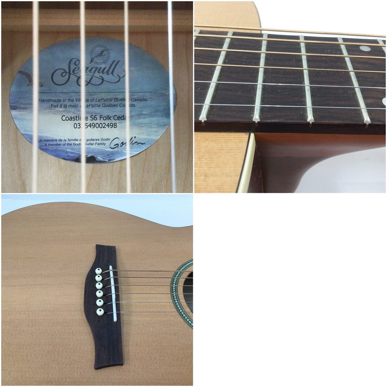 Seagull Coastline S6 Folk Cedar（中古）［デジマートSALE］【楽器検索デジマート】