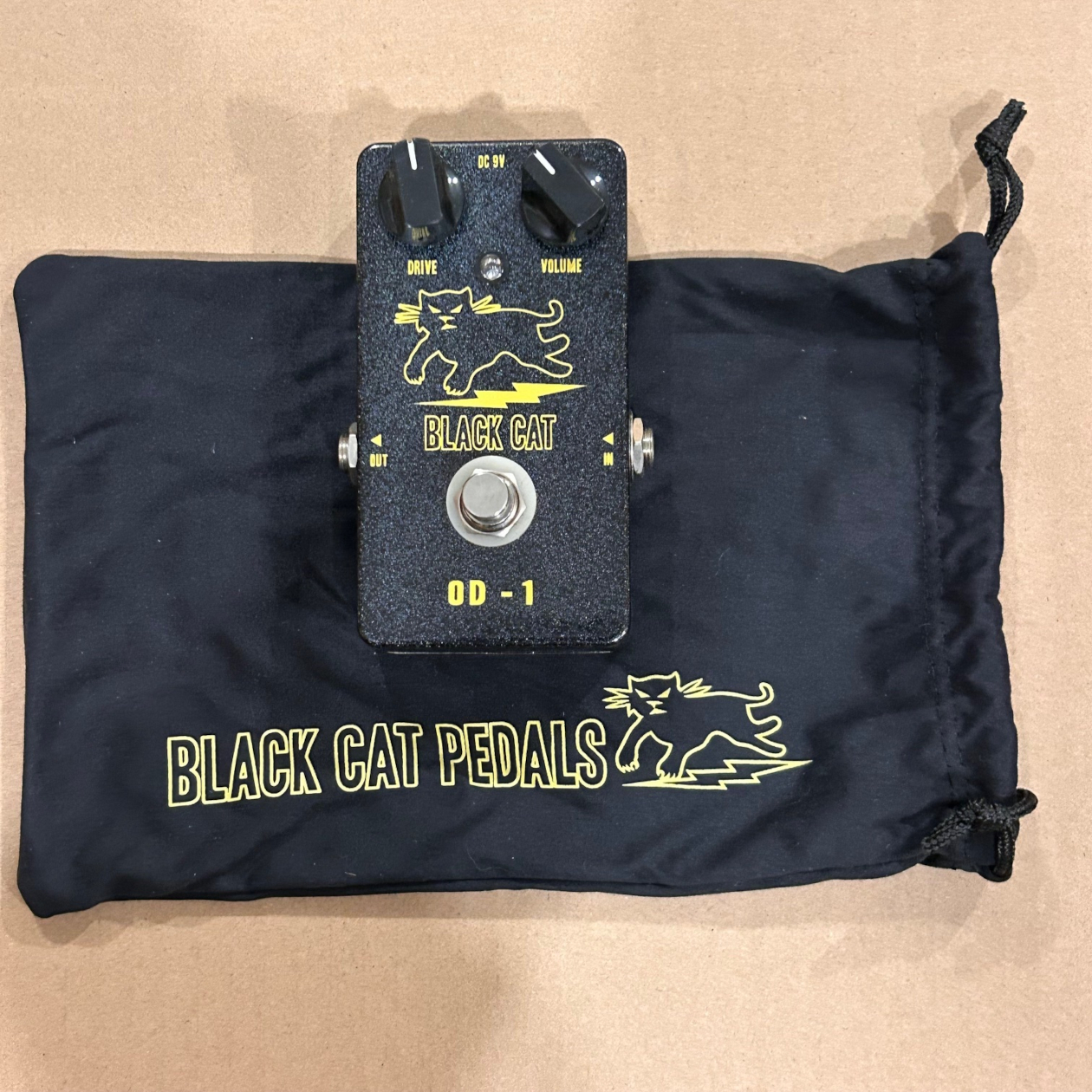 BLACK CAT OD-1 ギターエフェクター エフェクター】人気のBlack Catからにブースト搭載のOD-1『OD-Boost