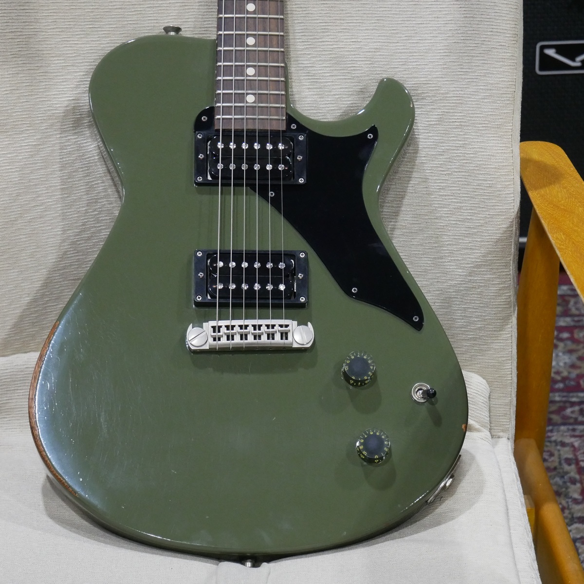 Knaggs Guitars Kenai-J / HH / Relic Gloss Olive Drab / #2000