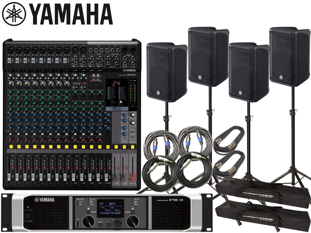 YAMAHA PA 音響システム スピーカー4台 イベントセット ...