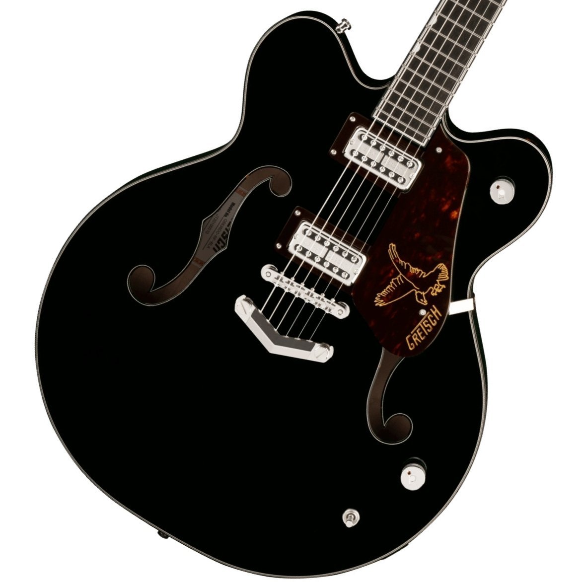 Gretsch G6136-RF Richard Fortus Signature Falcon Center Block V-Stoptail  Ebony Fingerboard Black【横浜店】（新品/送料無料）【楽器検索デジマート】