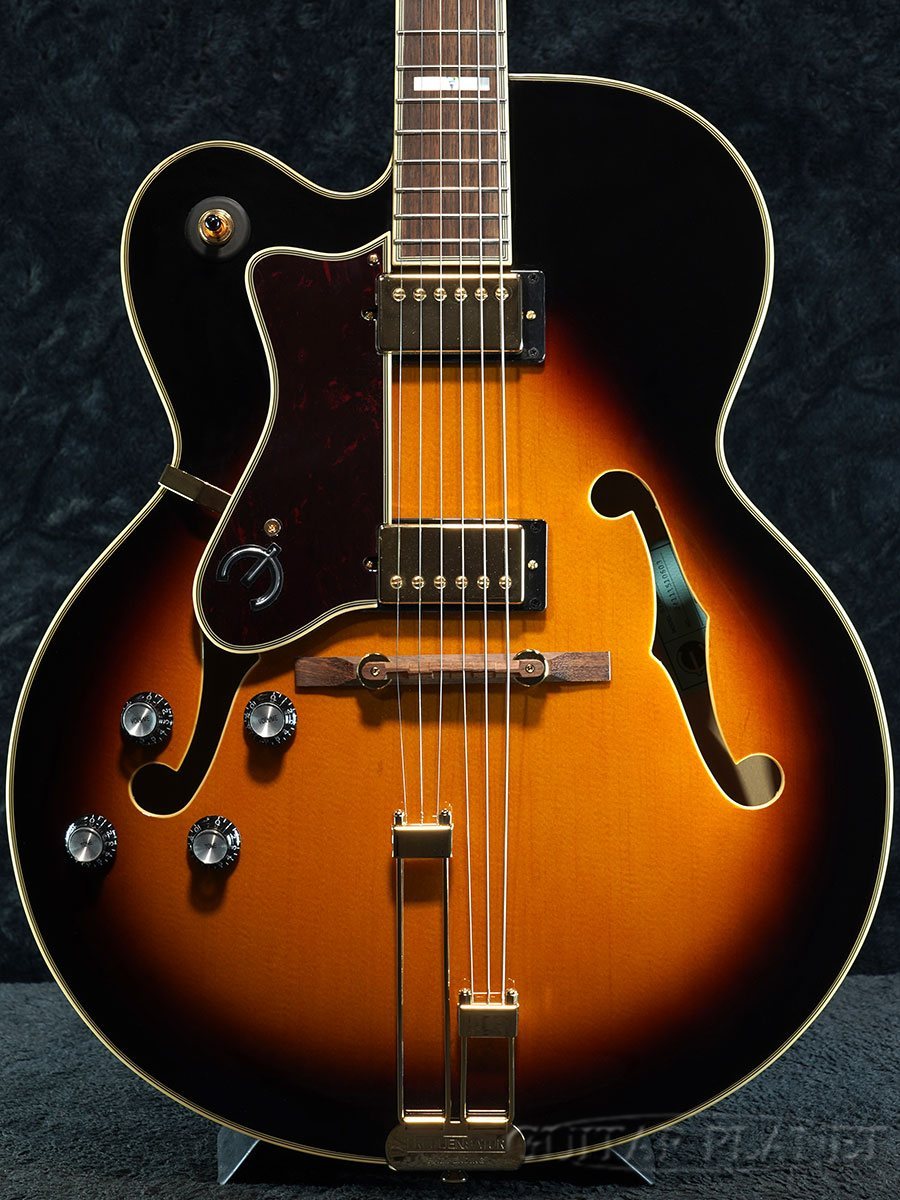 Epiphone Broadway Left-Handed -Vintage Sunburst- w/ Premium Gig