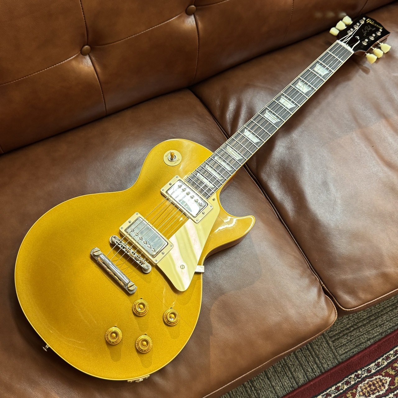 Les Paul ゴールド 楽天市場】1957 Les Paul Goldtop Reissue VOS (Double Gold