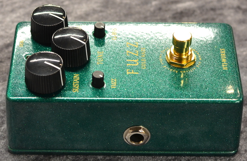 HTJ-WORKS GOLD HAZE FUZZ -Gelmanium & Silicon engine ～Candy Green