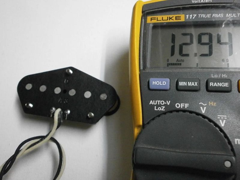 Q pickups Telecaster 用アルニコ3 高出力13kΩ ブリッジ側ピックアップ