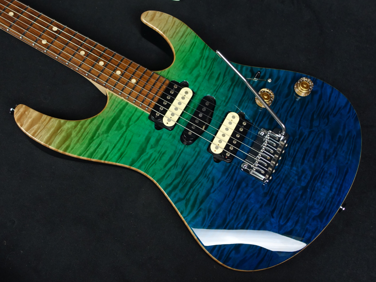 Suhr Modern Plus Curly Maple Top Aqua Blue Gradient 2018（中古
