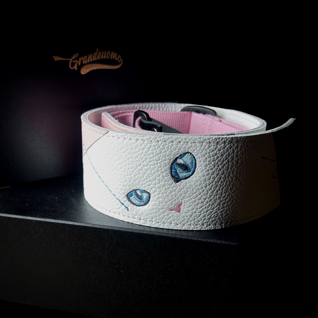 Grande uomo L-Slide Strap PW#55 猫 パッチワークストラップ(CHÉRIE