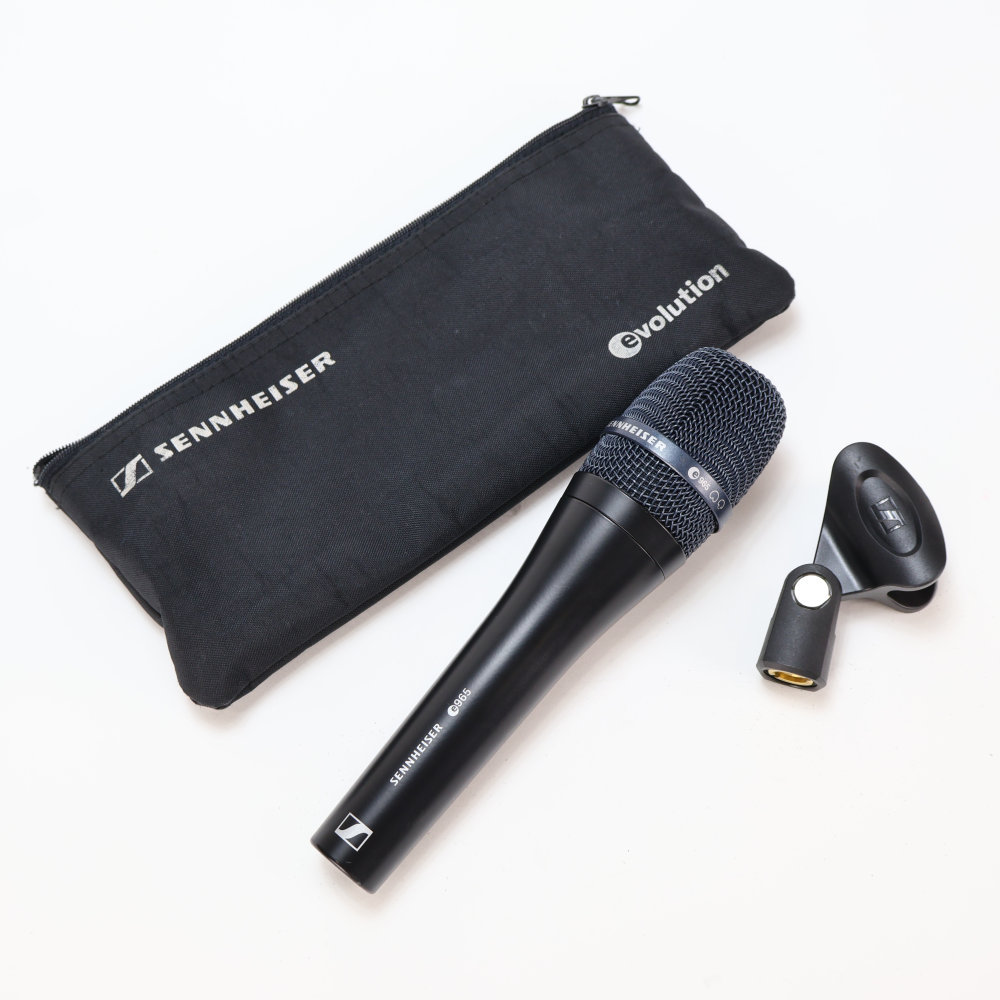 Sennheiser e965 コンデンサーマイク 元箱、非純正マイクホルダー付