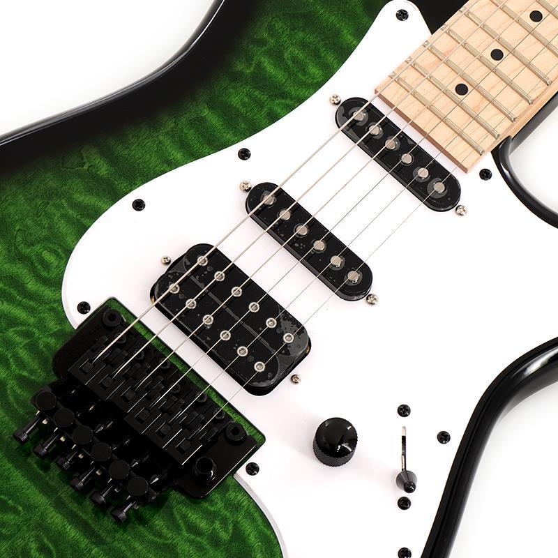 Jackson X Series Signature Adrian Smith SDXQM (Transparent Green