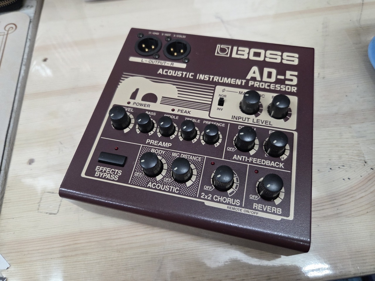 BOSS AD-5 Acoustic Instrument Processor（中古/送料無料）【楽器検索