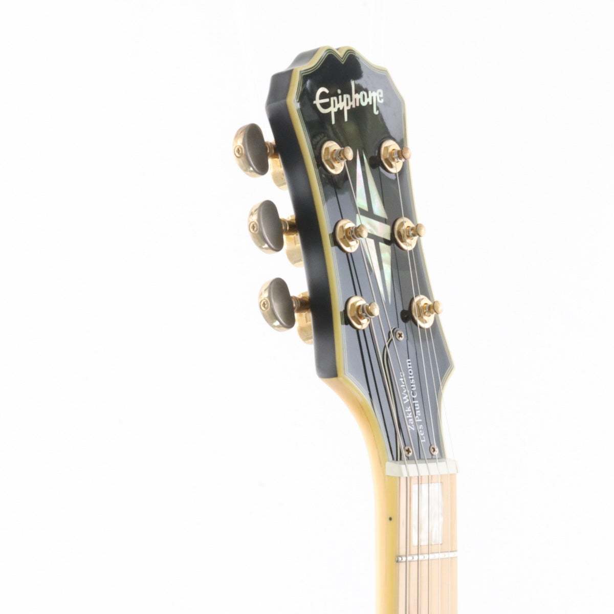Epiphone Zakk Wylde Les Paul Custom Plus Camo Black bullseye