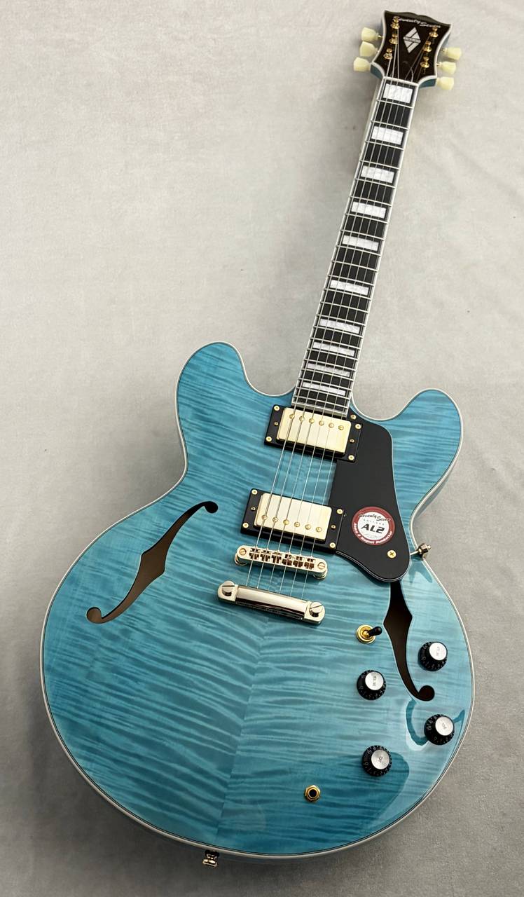 Seventy Seven Guitars EXRUBATO-CTM-JT ~Aqua Marine Blue~ #SS26017