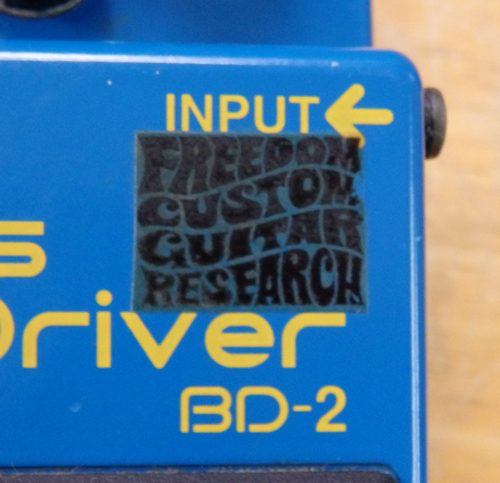 BOSS BD-2 Blues Driver Freedom Custom Guitar Research MOD（中古