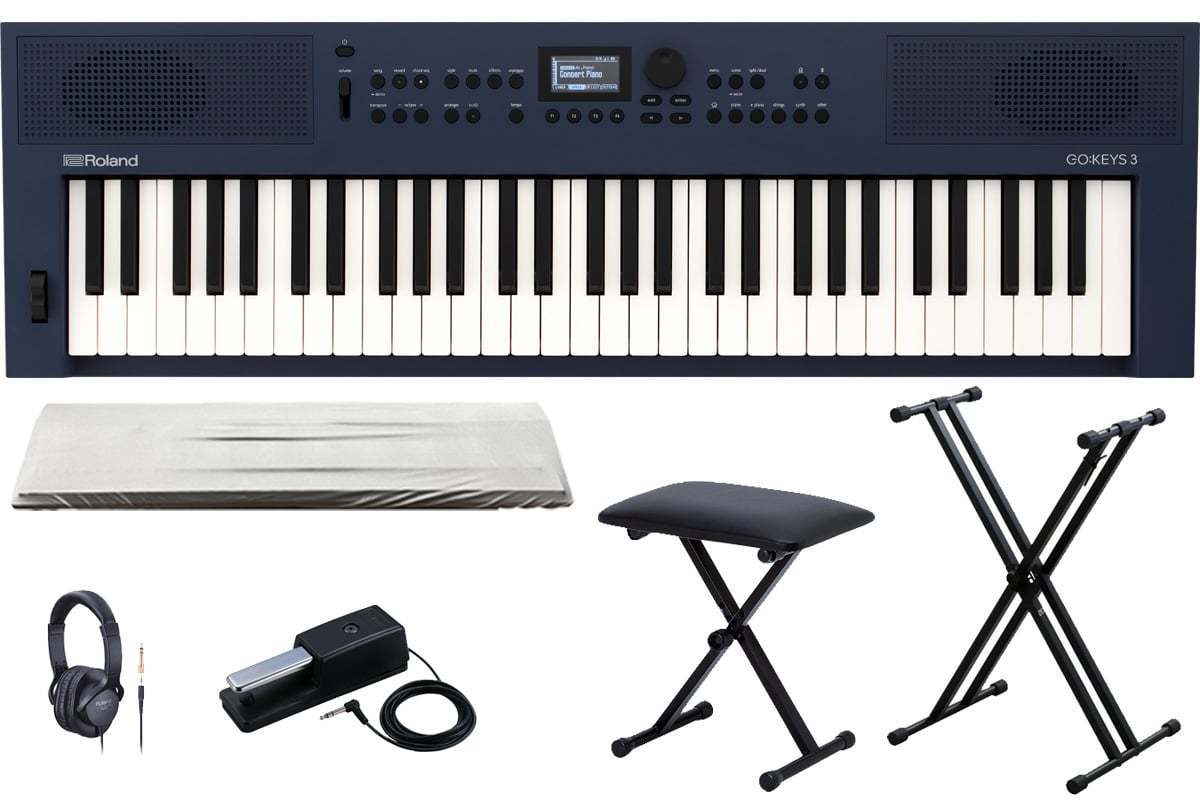 Roland GOKEYS3-MU (GO:KEYS 3) スタンド＆キーボードベンチ＆ダスト