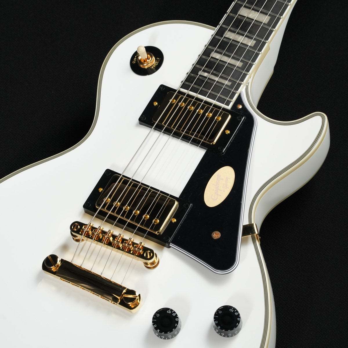 Epiphone Inspired by Gibson Les Paul Custom Alpine White ≪S/N