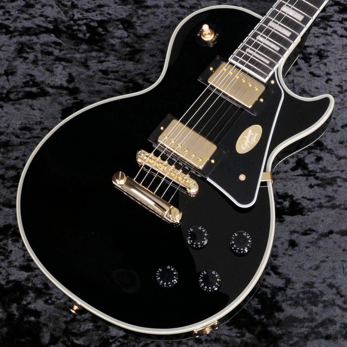 Epiphone Inspired by Gibson Les Paul Custom Ebony【新宿店】（新品