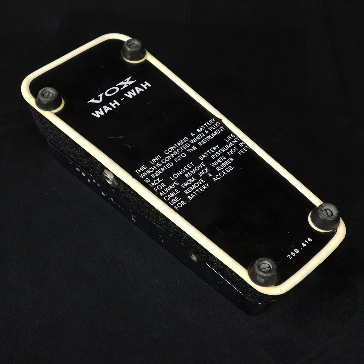 Vox ワウペダル 70年代製ヴィンテージワウ250.049 Vox 1970's Wah 250.049 - GUITAR TRADERS - ギタートレーダーズ
