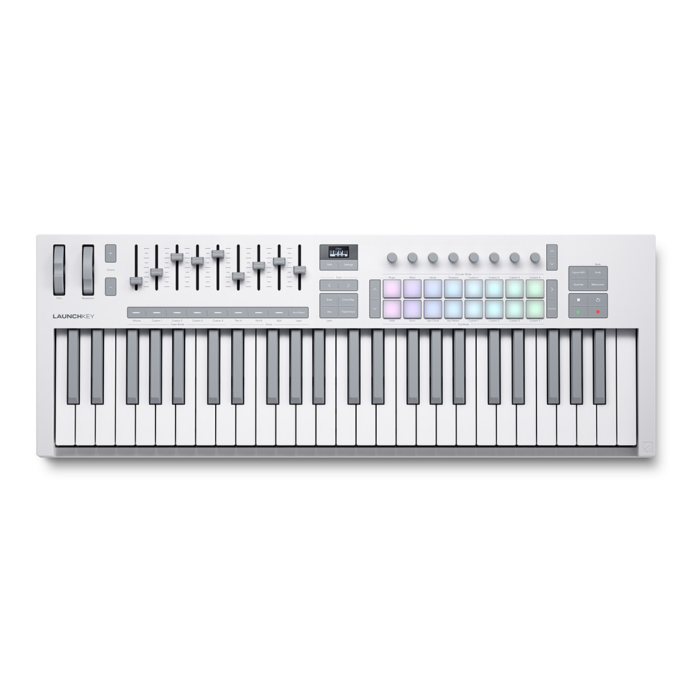 Novation Launchkey 49 Mk4 White 【スタイリッシュなホワイトカラー
