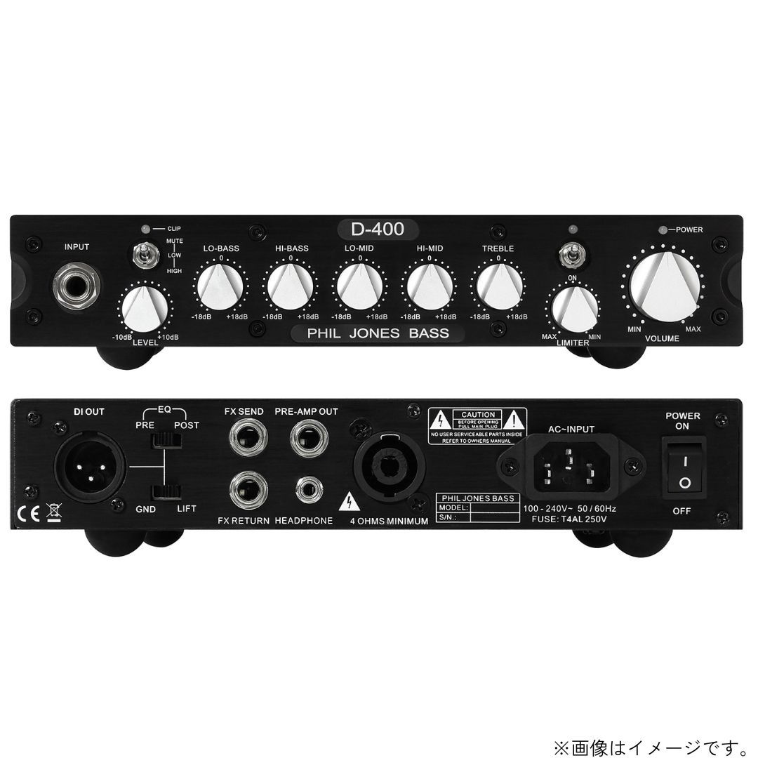 Phil Jones Bass D-400, Black（新品/送料無料）【楽器検索デジマート】