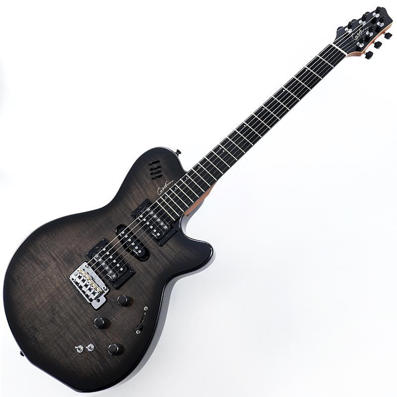 Godin XTSA(Synth-Acces) Trans Black Flame 展示特価（新品特価