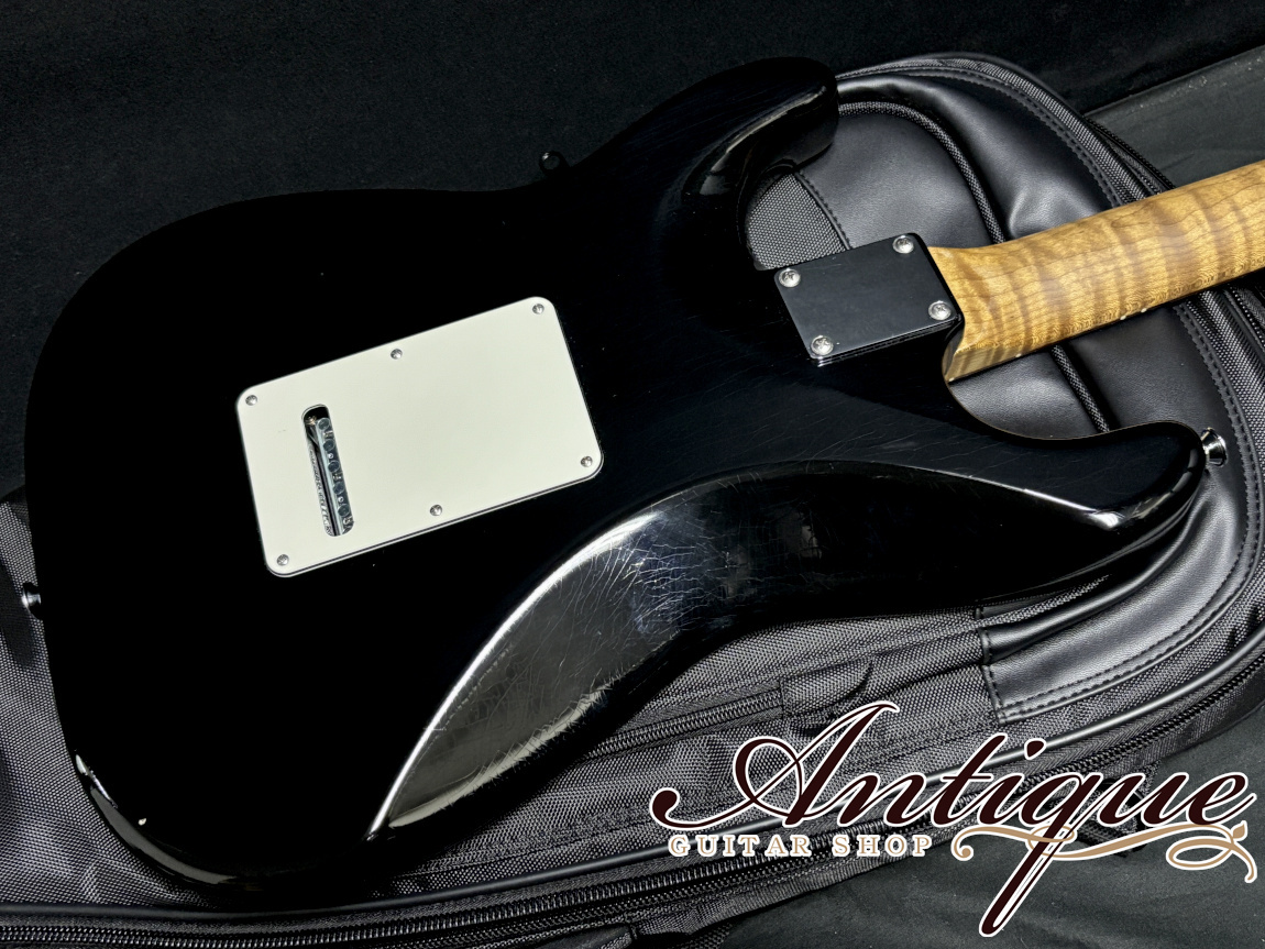 Suhr JE-Line Classic S Antique 2024 Black w/Roasted Flame Maple&SS