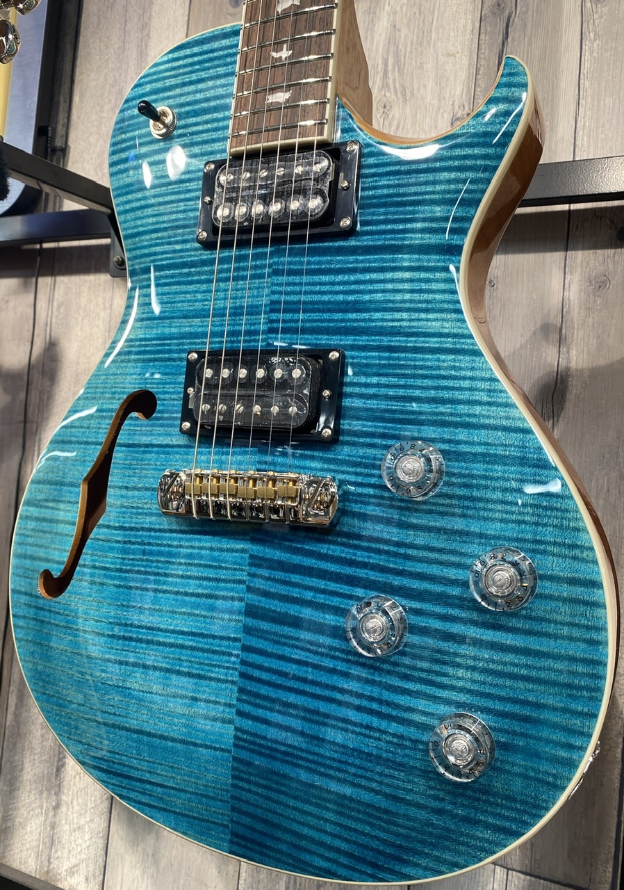 はちわれ【希少】Atlas バショウカジキ インレイ PRSタイプ Paul Reed Smith(PRS) 【爽快極上フレイム!!】SE Zach Myers Semi