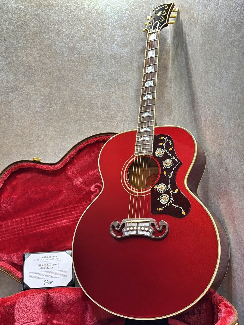 Gibson Custom Shop 【試奏動画あり】SJ-200 Original Burgundy Mist