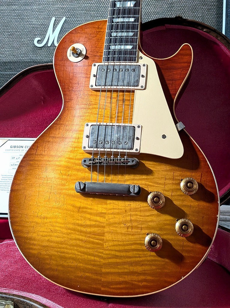Gibson Custom Shop PSL Murphy Lab 1959 Les Paul Reissue Light Aged ~ Faded Cherry Sunburst ~ #961490【3.95kg】