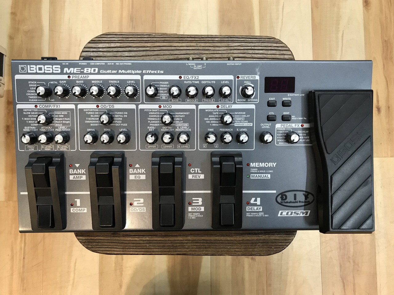 中古 BOSS ME-80 Guitar Multiple Effects 箱無 中古 BOSS ME-80