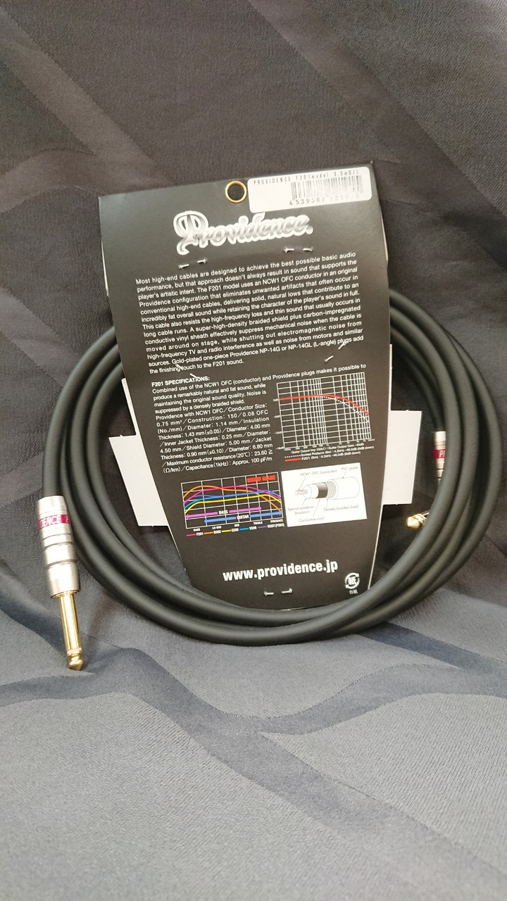 Providence F201 FatmanPLATINUM LINK GUITAR CABLE 【S/L3.0m】（新品 特価/送料無料）【楽器検索デジマート】