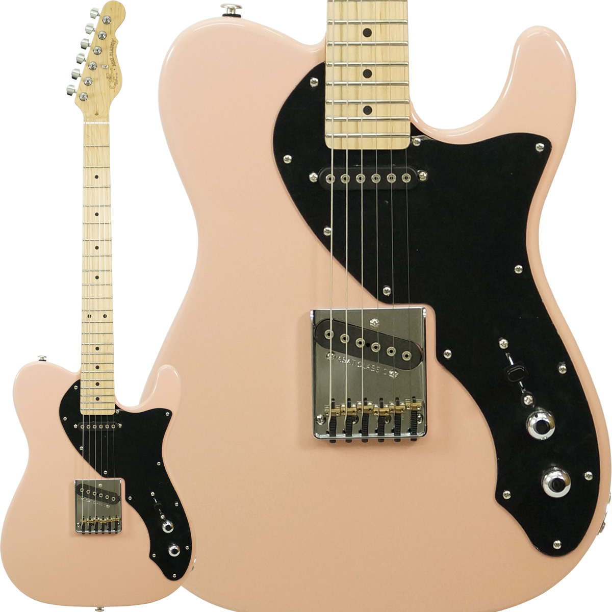 G&L USA Limited ASAT Classic Thinline (Shell Pink/Maple
