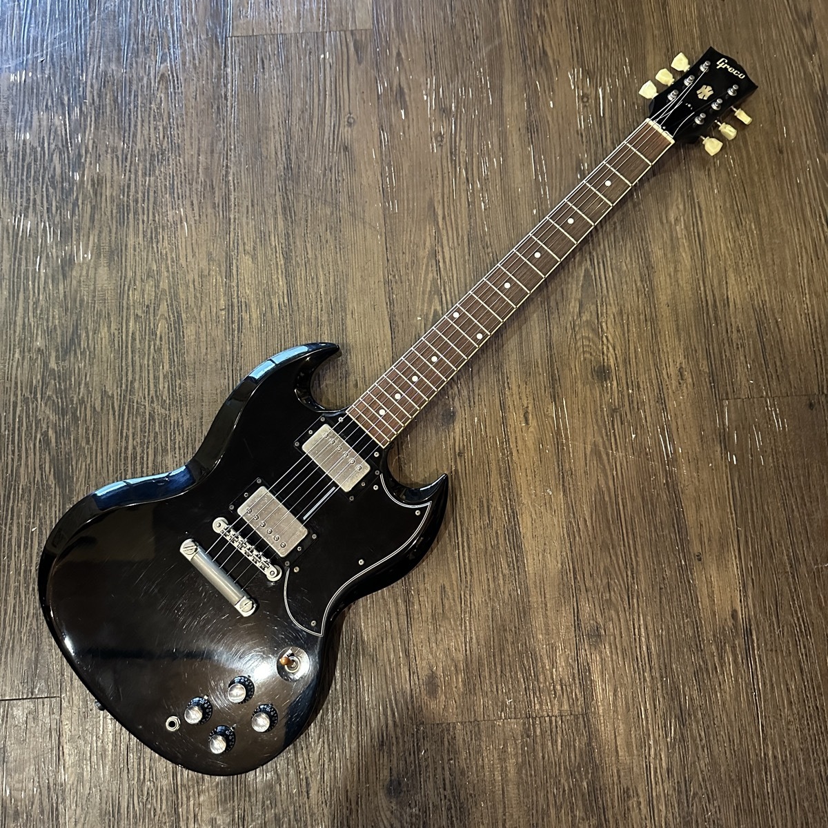 美品 貴重 GRECO SS-600P2 フジゲン製 O切れ SG ヴィンテージ Greco SS-600P2 SG Style Vintage Guitar Fujigen Made From